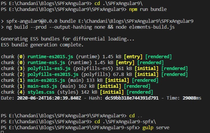 How to run SPFx webpart